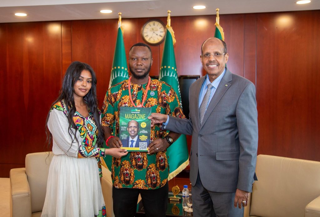 Augustine Igweshi Meets AU Chairperson Pushes for Ratification of Youth Charter and Free Movement of Persons Protoco